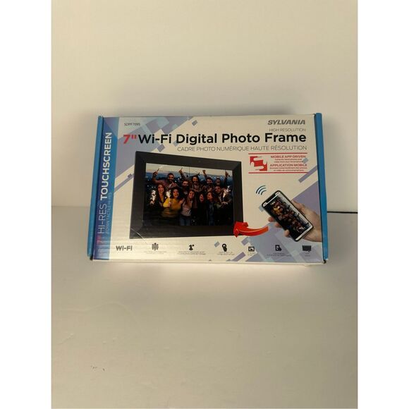 Sylvania 7" Wi-Fi Digital Photo Frame NIB - Picture 1 of 4